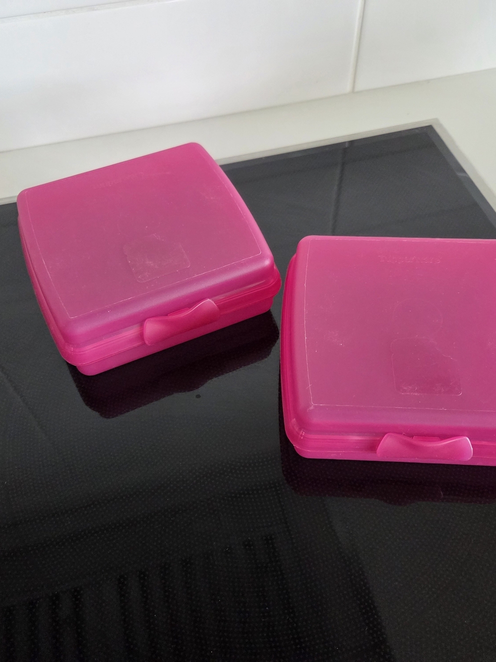 Tupperware Sandwich Keepers – Set of 2 (Pink)